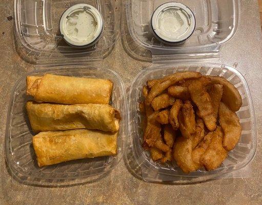 Southwestern Eggrolls, Awesome Blossom Petals