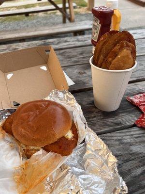 Spicy Catch + Steak Chips