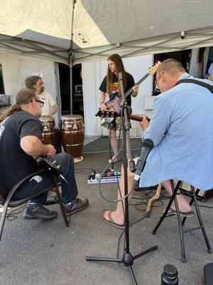 Live music at our Sunday Outdoor Market every Sunday 12-5