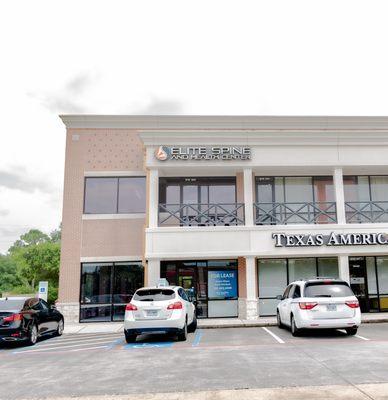 Street View - 18425 Champion Forest Drive Suite 200 Spring, TX 77379. On 2nd floor. Behind Bank of America.