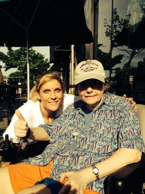 Look who I met at local coffee shop--a coach from the Seattle Storm basketball team!