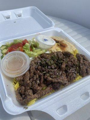 Meat Shawarma Plate