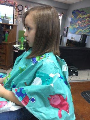 I absolutely loved the way Monica cut my daughter's hair. We will be coming back very soon!