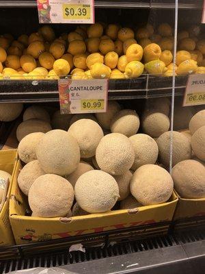 Cantaloupe; $0.99