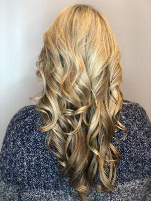 Full foil, toner, cut and style by Michaela M