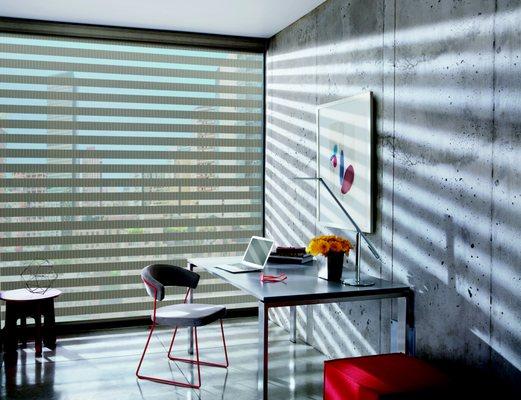 Hunter Douglas window coverings at Catalina Paints