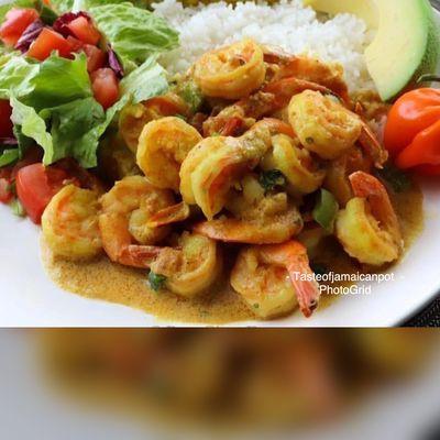 Curry shrimp