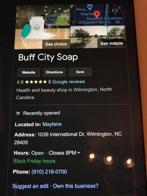 Buff city soap information ℹ