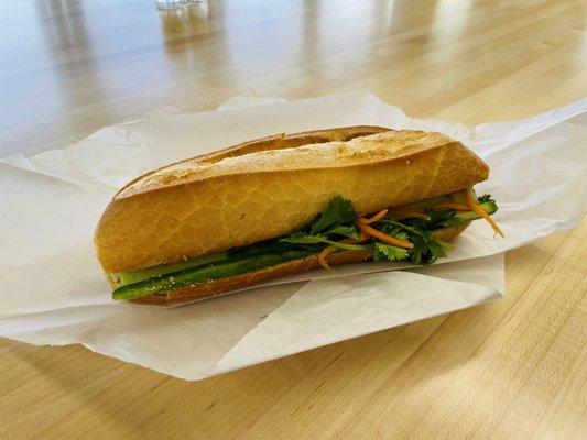 Grilled pork banh mi