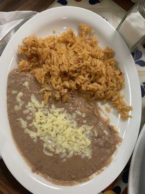 rice and beans very good