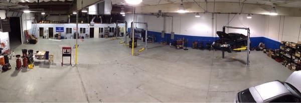 Pano of the shop