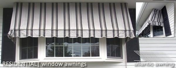 Window Awnings for Residential Properties by Atlantic Awning Melrose MA