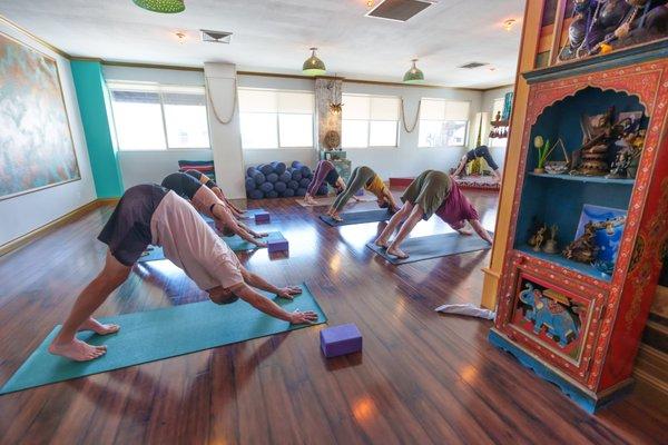 Temple Vinyasa is an all-levels strong yoga practice with opportunities for stillness and rest.