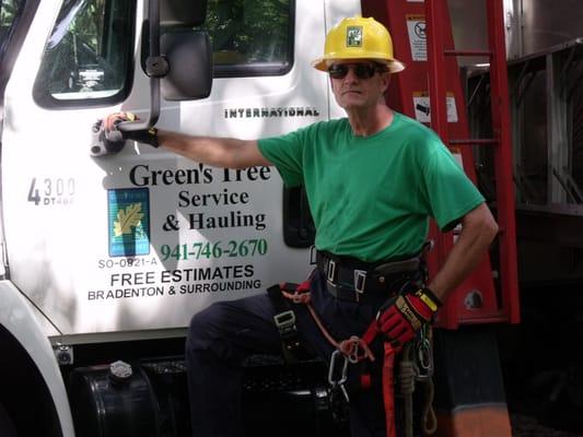 Ken Green- Certified Arborist w/40 yrs. exp.