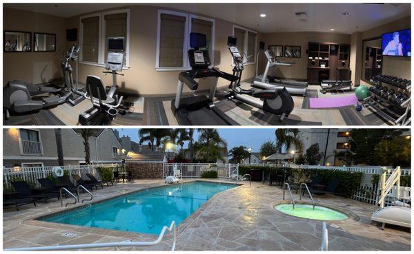 Fitness center and swimming pool