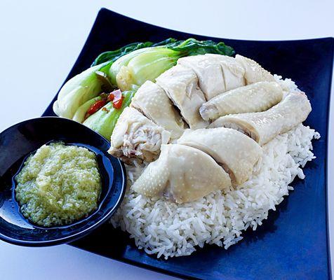 Canton Ginger Chicken rice plate