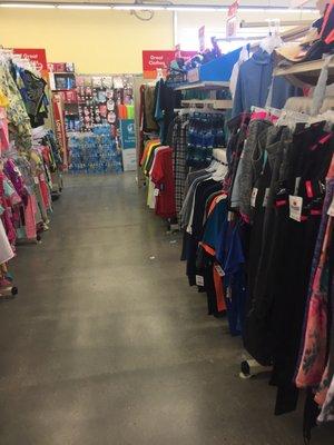 Clothes section!