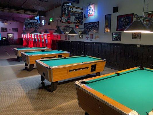 Pool tables