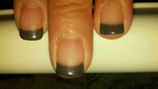 Shellac gray tip french