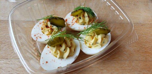 Deviled eggs $8