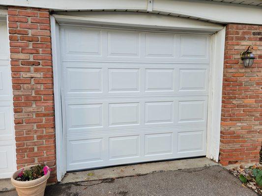 After - New Garage Door Installation