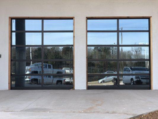 DOORTEC Full View Glass Garage Doors