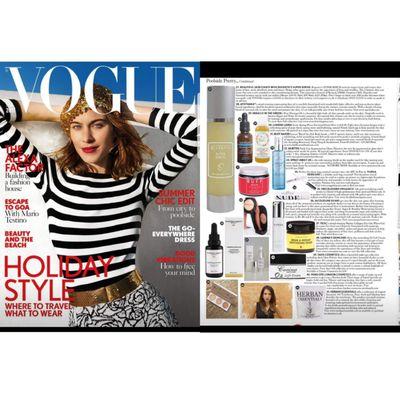 Carina's Skin Care- Our O2Lift Cream in VOGUE!