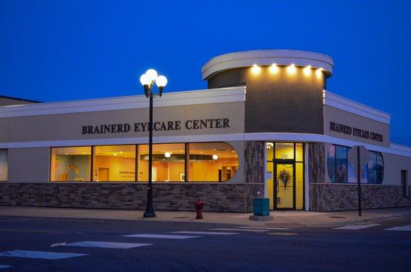 Brainerd Eyecare Center's remodeled exterior