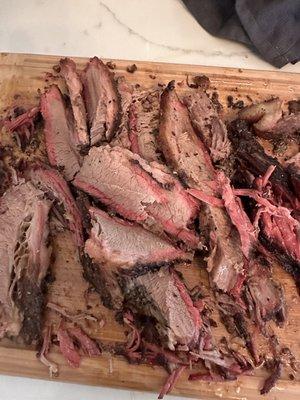 Cooked brisket