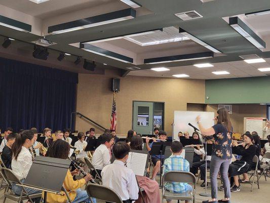 Spring concert - horns group.