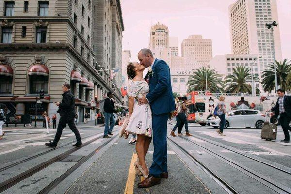 San Francisco, the perfect back-drop for any Love Story.