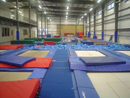 Trampolines and Foam Pit