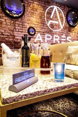 A Belvedere Vodka setup for your section!