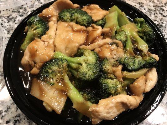 Chicken and broccoli