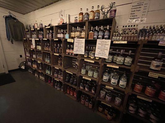 Huge selection of bottles for sale