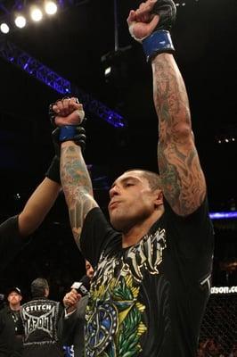 Our Client Thiago Silva After Winning in the UFC