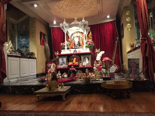 Inside main temple shrine to Goddess Kali.