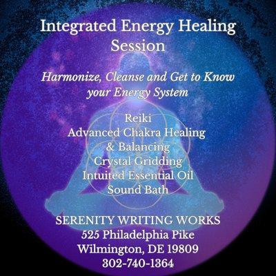 Integrated Energy Healing Session. Harmonize and cleanse your energy system https://www.serenitywritingworks.com/booking-calendar/integrated