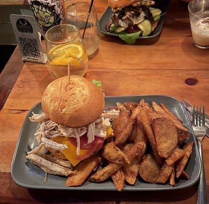 Harvest sandwich and fries