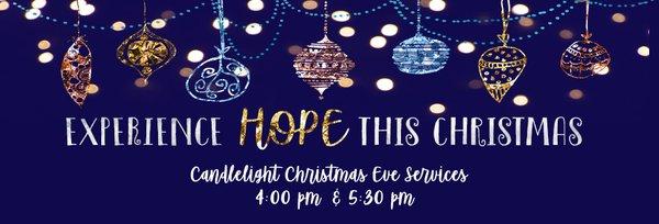 Join us for our candlelight service at 4:00pm or 5:30pm. Please RSVP at http://www.harvestchurcheugene.com/christmas-eve-2018/.