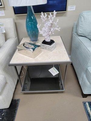 We found this end table at Marco Island Mattress Company