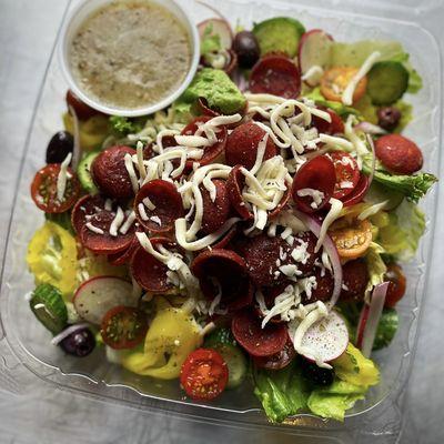 Crispy Pepperoni Salad