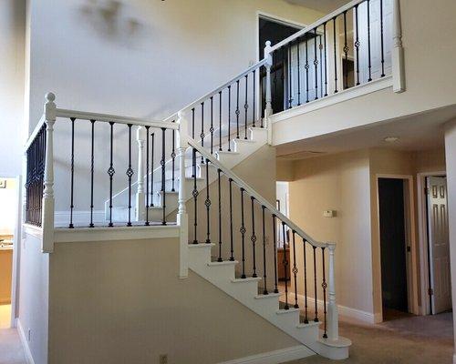 Stair Railing Painting