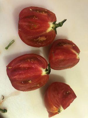 Local tomatoes Ripe and bursting with flavor