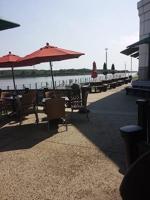 Cap May-Lewes Ferry  docks next to bar, great view !