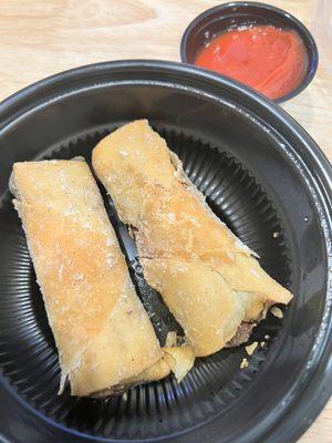 Cheesesteak Spring Rolls (2 per order )