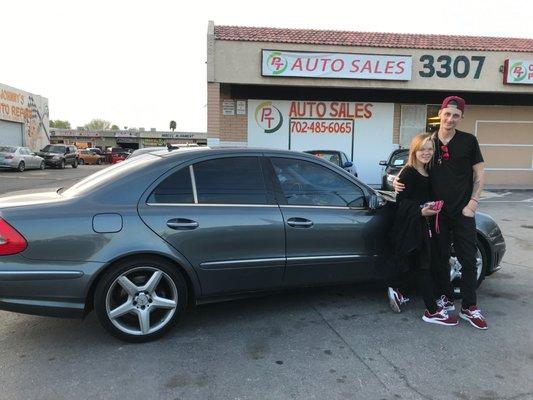 Congratulations on your 2008 Mercedes E-350. Pleasure being able to help you guys out