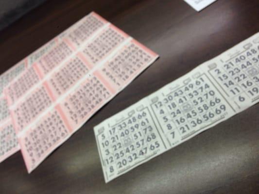 Bingo cards