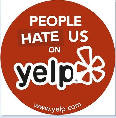 With so many hidden positive reviews, we've decided to steer into the storm...we simply will not be subjected to Yelp review extortion