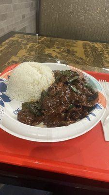 3. Beef with Spicy Pepper Rice